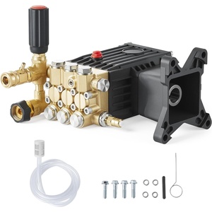 VEVOR Pressure Washer Pump, 1″ Shaft Horizontal Triplex Plunger, 3600 PSI, 3.7 GPM, Replacement Power Washer Pumps Kit with Siphon Tube, Hardware, Compatible with Simpson MorFlex 40224, 40225, 40226(3600 PSI)