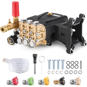 VEVOR Pressure Washer Pump, 1″ Shaft Horizontal Triplex Plunger, 3600 PSI, 3.7 GPM, Replacement Power Washer Pumps Kit with Siphon Tube, Hardware, Compatible with Simpson MorFlex 40224, 40225, 40226(4200 PSI)