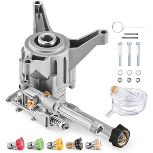 VEVOR Pressure Washer Pump, 7/8″ Shaft Vertical, 3100 PSI, 2.5GPM, Replacement Power Washer Pumps Kit with 5 Nozzles, Compatible with Briggs & Stratton, Generac, Devilbiss, Troy Bilt, Honda, Craftsman(7/8” shaft front-outlet)