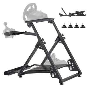 VEVOR Racing Wheel Stand, Adjustable & Foldable Simulator Stand for Logitech G29 G27 G920 G923, Thrustmaster T300RS T300GT T248 TS-PC TSXW Gaming Cockpit,Pedals Simulator NOT Included | Fit for Logitech G29 G27 G920 G923, Thrustmaster T300RS T300GT T248 TS-PC TSXW Gaming Cockpit, Pedals Simulator NOT Included(X-shaped Pro)