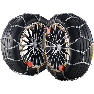 VEVOR Tire Chains, Snow Chains for Cars SUV Pickup Trucks, 2 Pack Adjustable Snow Tire Chains Compatible with Tire Width 235 245 255 265 275 – Series 232105(Snow Chains)