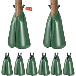 VEVOR Tree Watering Bag Slow Release, 4 Pack 20 Gallons Tree Watering Bags/Ring, Reusable Refillable Tree Irrigation Ring Water Bags, Heavy Duty Watering System for Shrub Tree Root Drip Irrigation(8Pcs 20Gal)