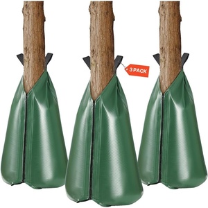 VEVOR Tree Watering Bag Slow Release, 4 Pack 20 Gallons Tree Watering Bags/Ring, Reusable Refillable Tree Irrigation Ring Water Bags, Heavy Duty Watering System for Shrub Tree Root Drip Irrigation(3Pcs 20Gal)
