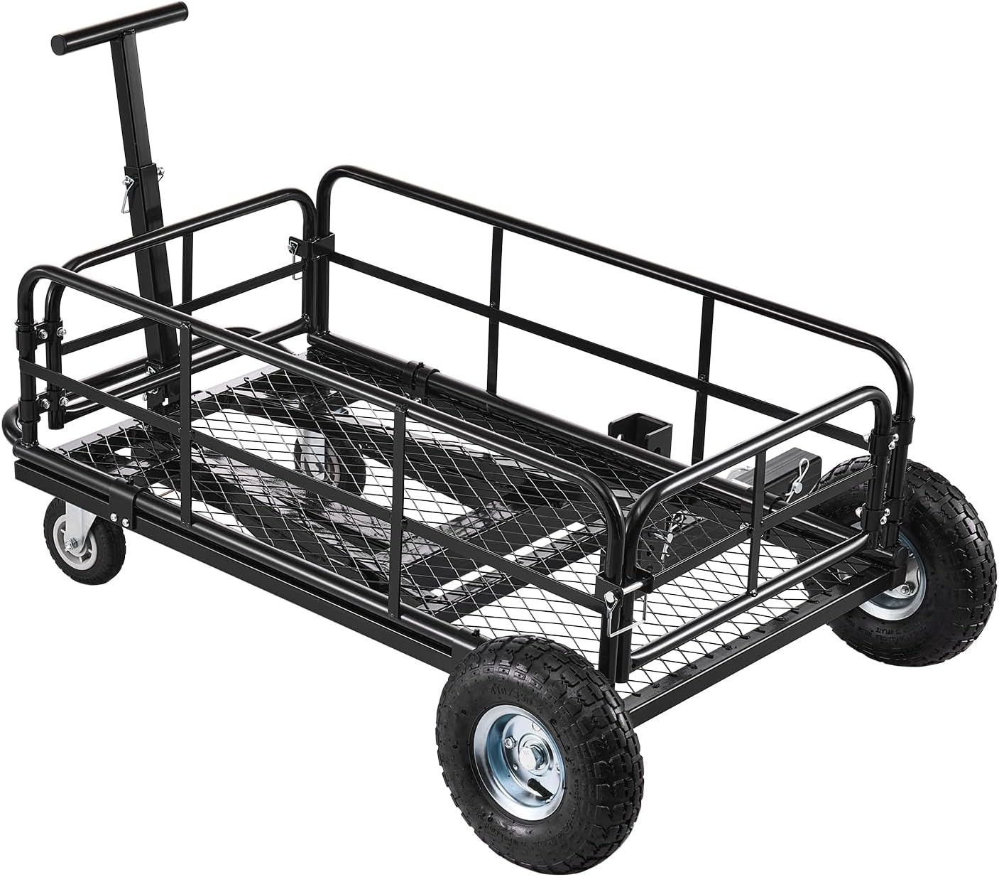 image:imageVEVOR 70 x 30 x 6 Hitch Cargo Carrier 500 lbs Capacity with Nighttime Reflective Reminder Folding Hitch Mount Cargo Carrier Basket with Hitch Lock for 2 Receiver Fit for SUVs362 x 213 x 118