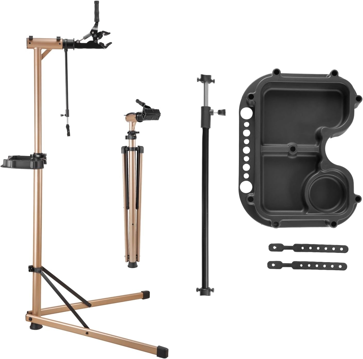 image:imageVEVOR Bike Repair Stand Max 110 lb Heavyduty Bicycle Work Stand with 403594 in Adjustable Height amp Large Tool Tray Foldable Ebike Maintenance Rack Shop Home Mechanics for Mountain Road Bike110 LBS