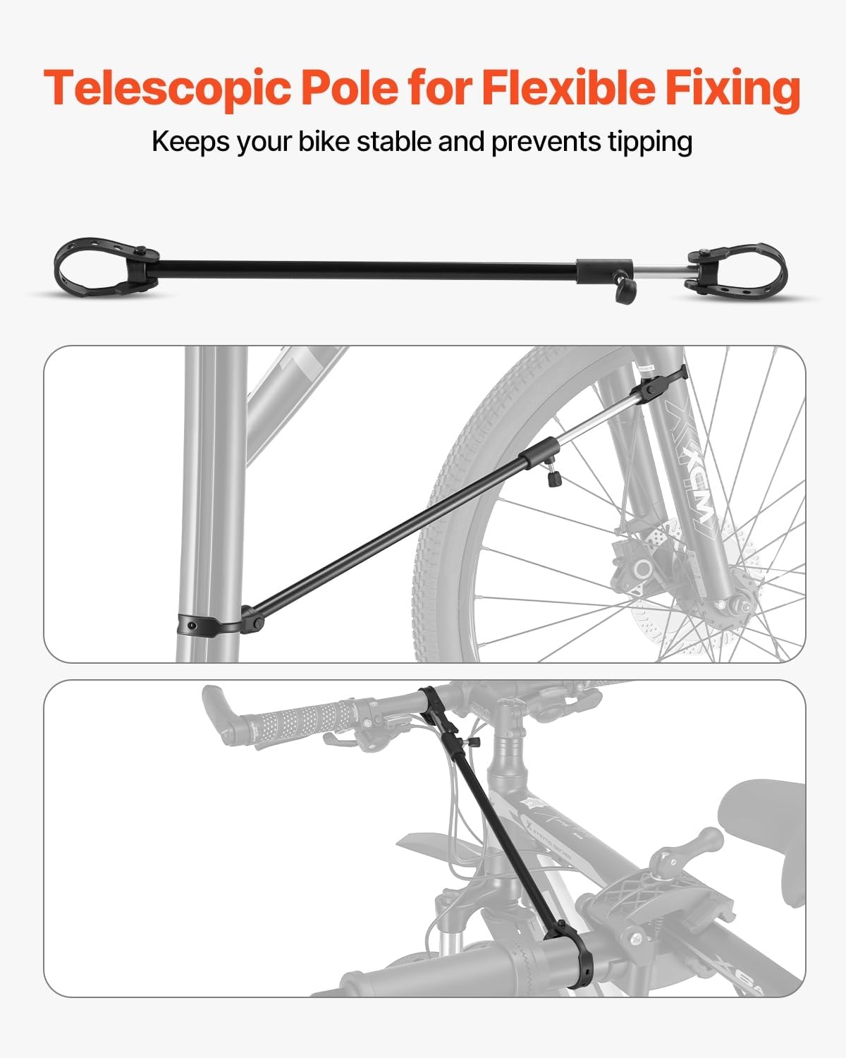 image:imageVEVOR Bike Repair Stand Max 110 lb Heavyduty Bicycle Work Stand with 403594 in Adjustable Height amp Large Tool Tray Foldable Ebike Maintenance Rack Shop Home Mechanics for Mountain Road Bike85 LBS