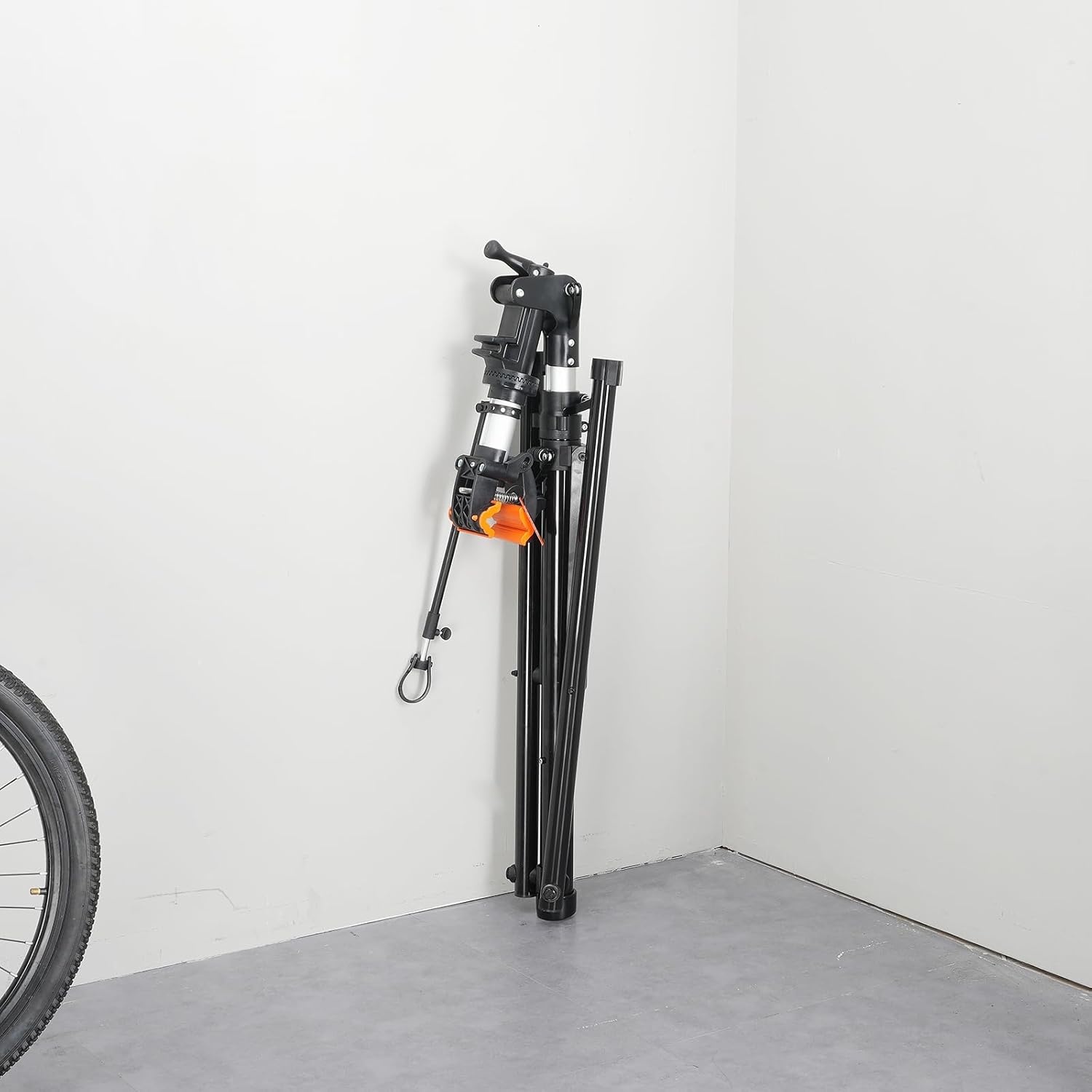 image:imageVEVOR Bike Repair Stand Max 110 lb Heavyduty Bicycle Work Stand with 403594 in Adjustable Height amp Large Tool Tray Foldable Ebike Maintenance Rack Shop Home Mechanics for Mountain Road Bike66 LBS