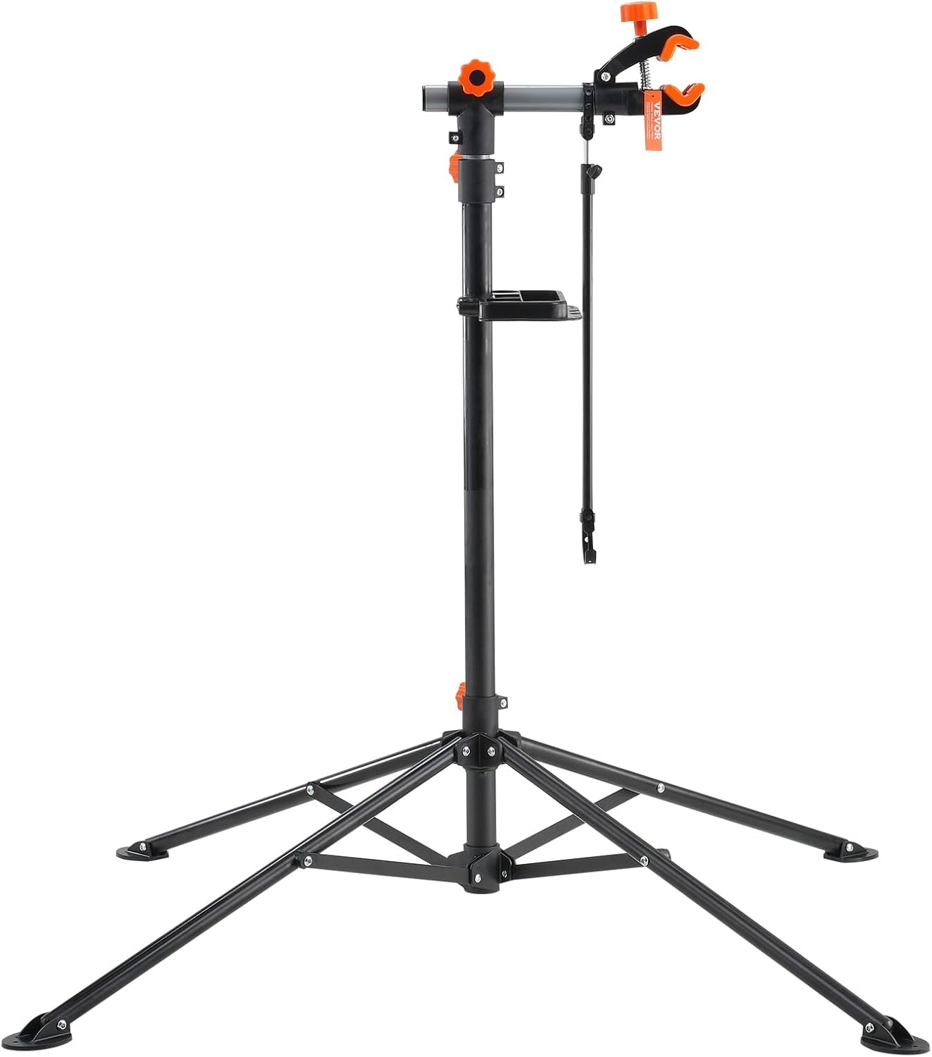 image:imageVEVOR Bike Repair Stand Max 110 lb Heavyduty Bicycle Work Stand with 403594 in Adjustable Height amp Large Tool Tray Foldable Ebike Maintenance Rack Shop Home Mechanics for Mountain Road Bike80 LBS