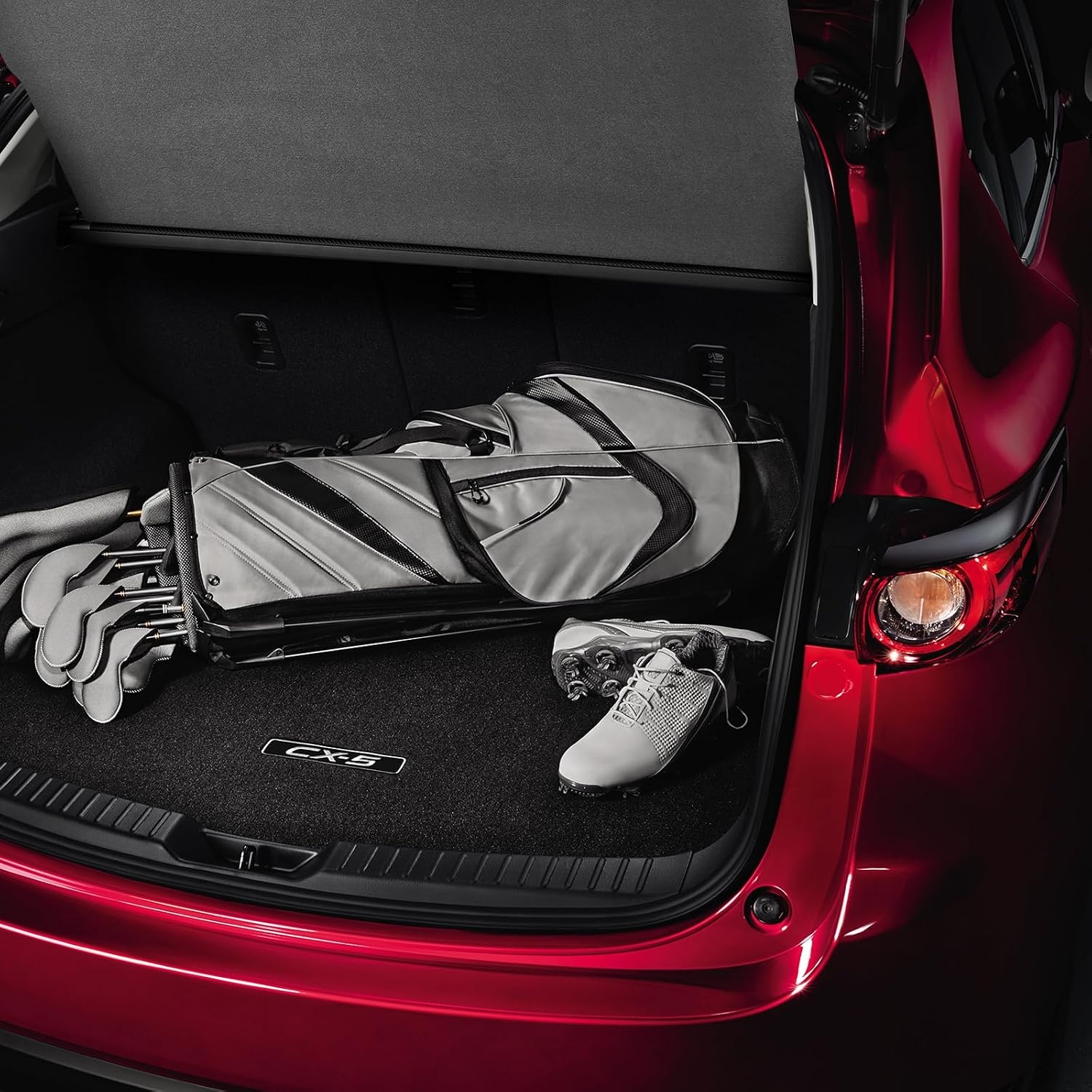 image:imageVEVOR Cargo Cover for Mazda CX5 20172024 2025 5Seater Accessories Carbon Fiber Texture Retractable Trunk Cover AntiPeeping Luggage Privacy Shield Easy Installation Security Shade CarMazda CX5 20172025
