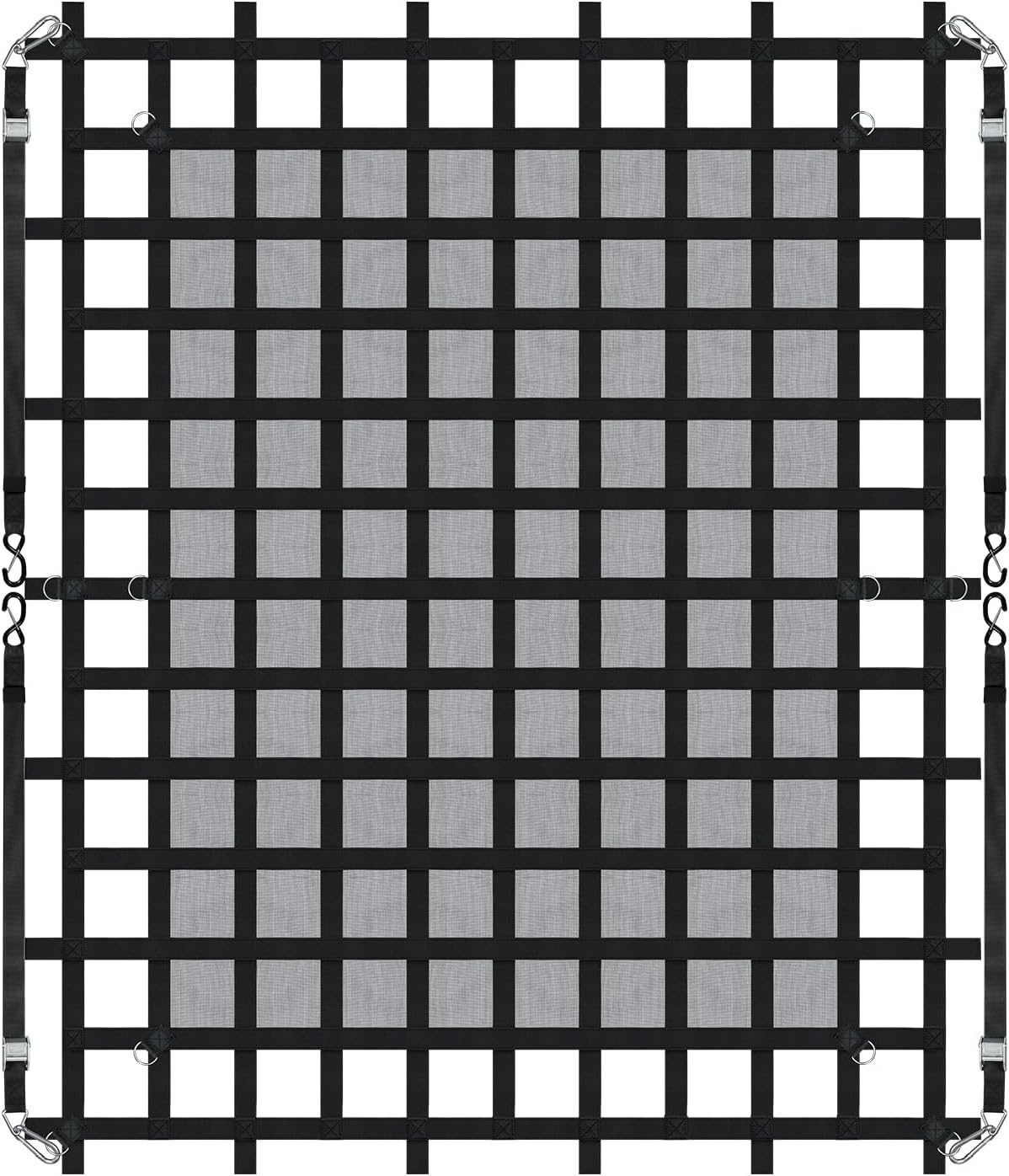 image:imageVEVOR Cargo Net with Mesh 8 x 67 Cargo Net for Pickup Truck Bed Heavy Duty Cargo Nets with Cam Buckles amp SHooks amp Cross Strap Truck Bed Cargo Net for Trailer SUV Jeeps96 x 80Polyester