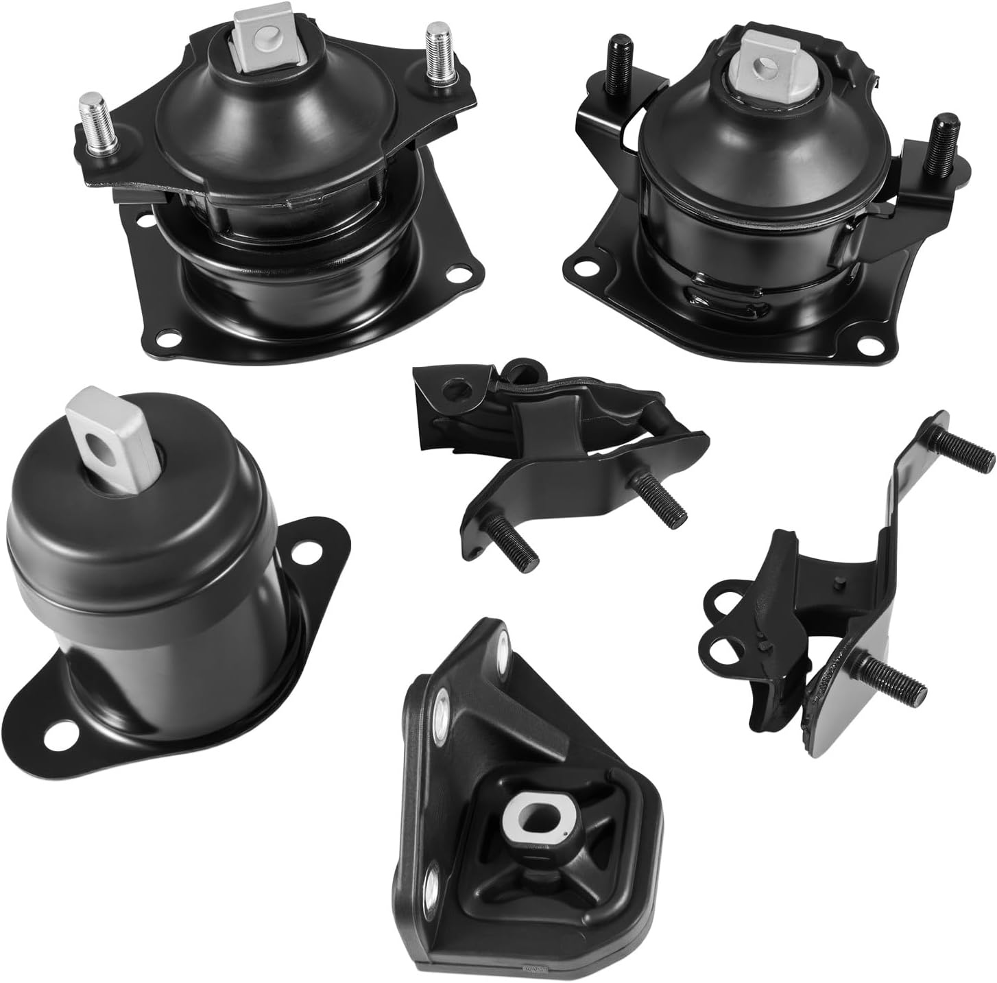 image:imageVEVOR Engine Motor Mount and Transmission Mount Kit Replacement Set of 5 Compatible with 20132017 Honda Accord 24L L4 Replace OE A65072 A65054 A65040 A65068 A65071 Secure Support20032007 Honda Accord 24L