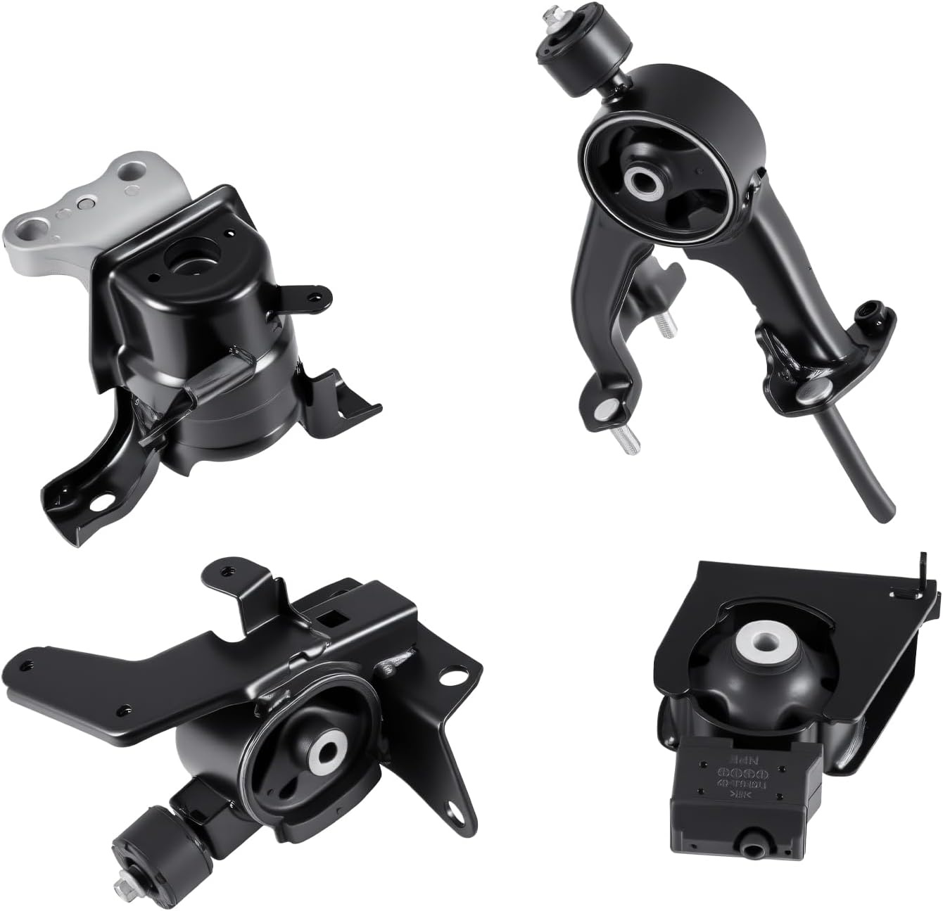 image:imageVEVOR Engine Motor Mounts Set of 4 Compatible with 20072011 Toyota Camry 24L L4 Replace OE A62009 A4207 A4211 A4274 Secure Support20032008 Toyota Corolla 18L