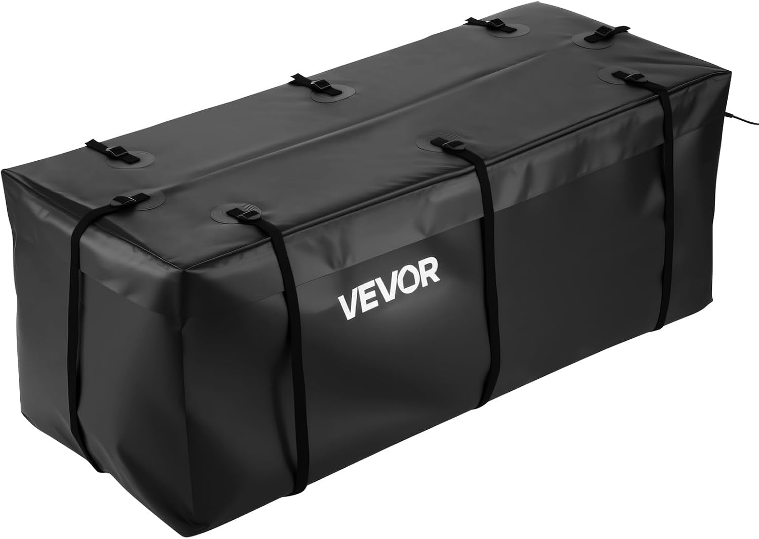 image:imageVEVOR Hitch Cargo Carrier Bag Waterproof 840D PVC 5984 x 2402 x 3063 in 25 Cubic Feet Heavy Duty Cargo Bag for Truck Bed Storage with Reinforced Straps Suitable for Car SUV Vans Hitch Basketwith Reinforced StrapsLockStorage Bag