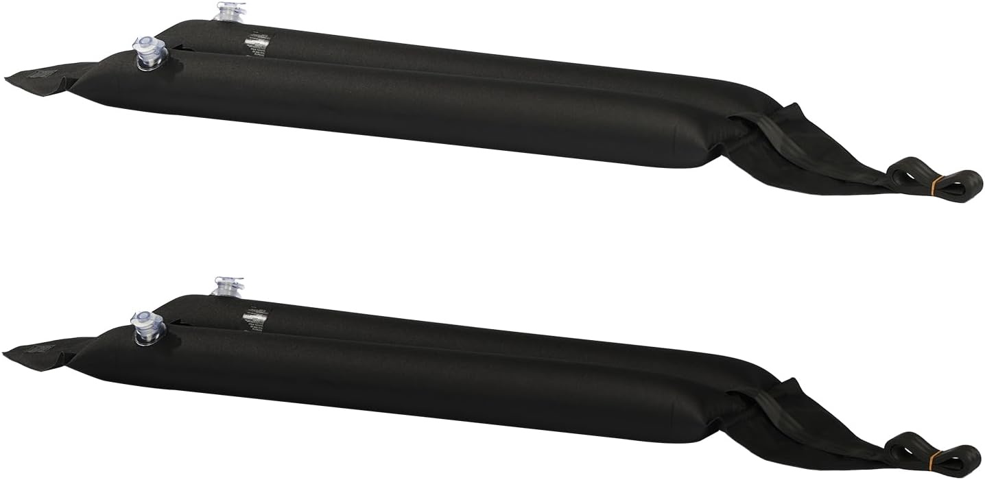 image:imageVEVOR Inflatable Soft Roof Rack Bars 376Inch Universal Car Roof Rack Pads 88LBS Loading Luggage Kayak Carrier with 2 TieDown Straps amp Ropes Hand Air Pump Storage Bag for Canoes Surfboards SUPs