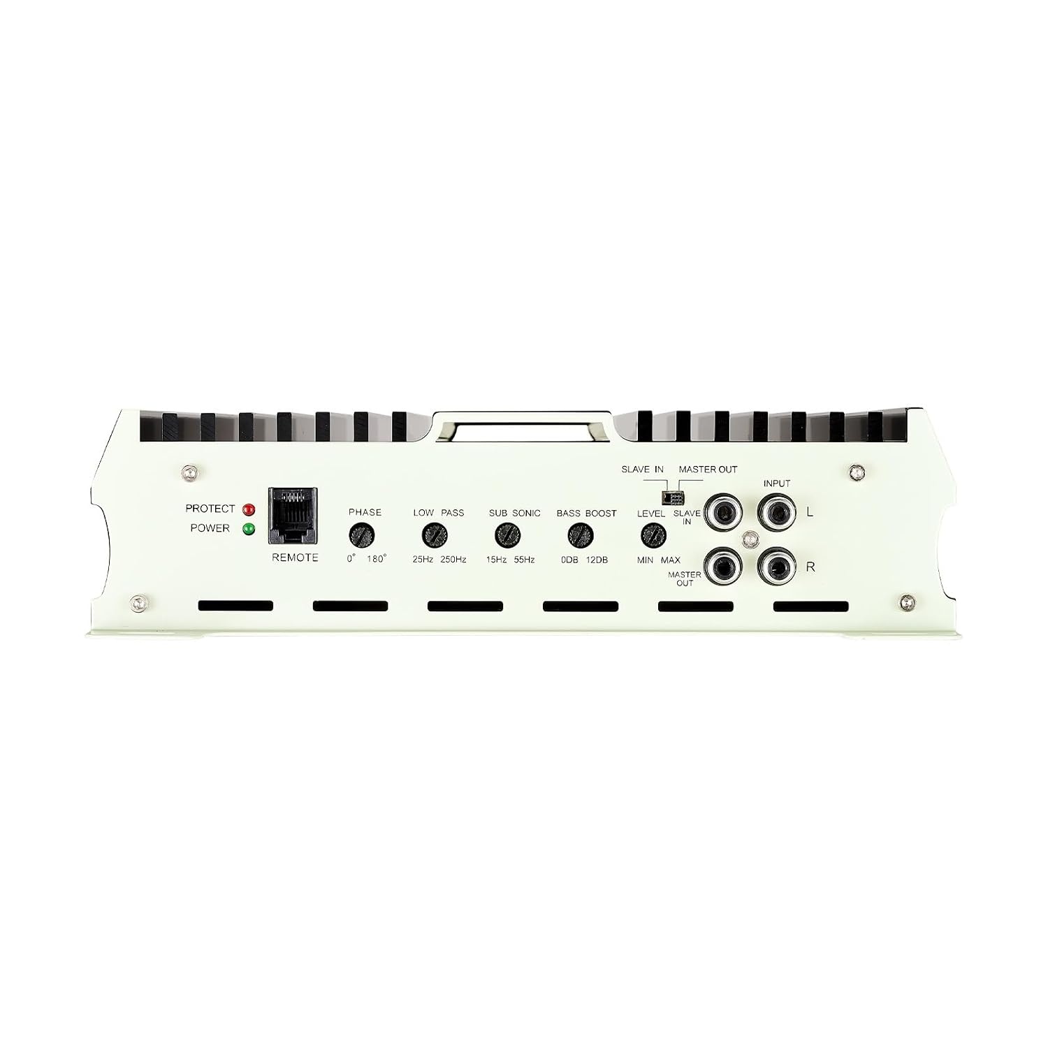 image:imageVEVOR Monoblock Car Amplifier 400W RMS MAX 124 Ohm Stable 1Channel Class D Car Audio Amplifier with Remote Subwoofer Level Control Low Pass Filter Bass Boost amp Phase Shift Volume Controller400W