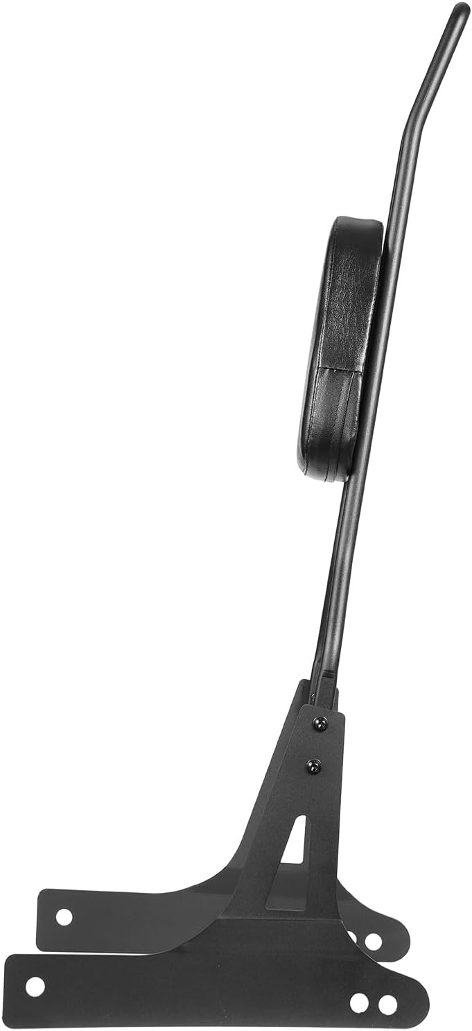 image:imageVEVOR Motorcycle Backrest Sissy Bar Compatible With HarleyDavidson Touring Street Glide Road Glide Road King 122 inch Height Detachable Rider Backrest For Motorcycles Black29 inch