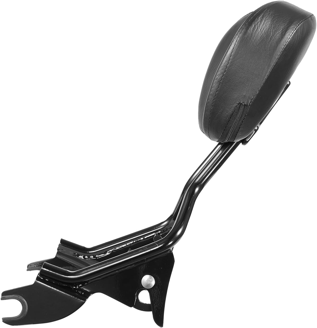 image:imageVEVOR Motorcycle Backrest Sissy Bar Compatible With HarleyDavidson Touring Street Glide Road Glide Road King 122 inch Height Detachable Rider Backrest For Motorcycles BlackPassenger Backrest