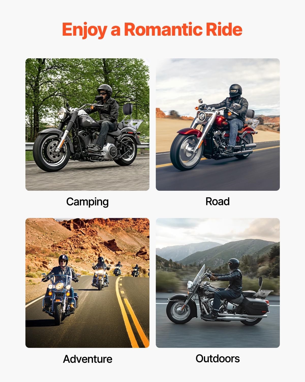 image:imageVEVOR Motorcycle Backrest Sissy Bar with Luggage Rack Compatible with HarleyDavidson Touring Models Street Glide Road Glide Road King Detachable Passenger Backrest for Motorcycleswith Luggage Rack
