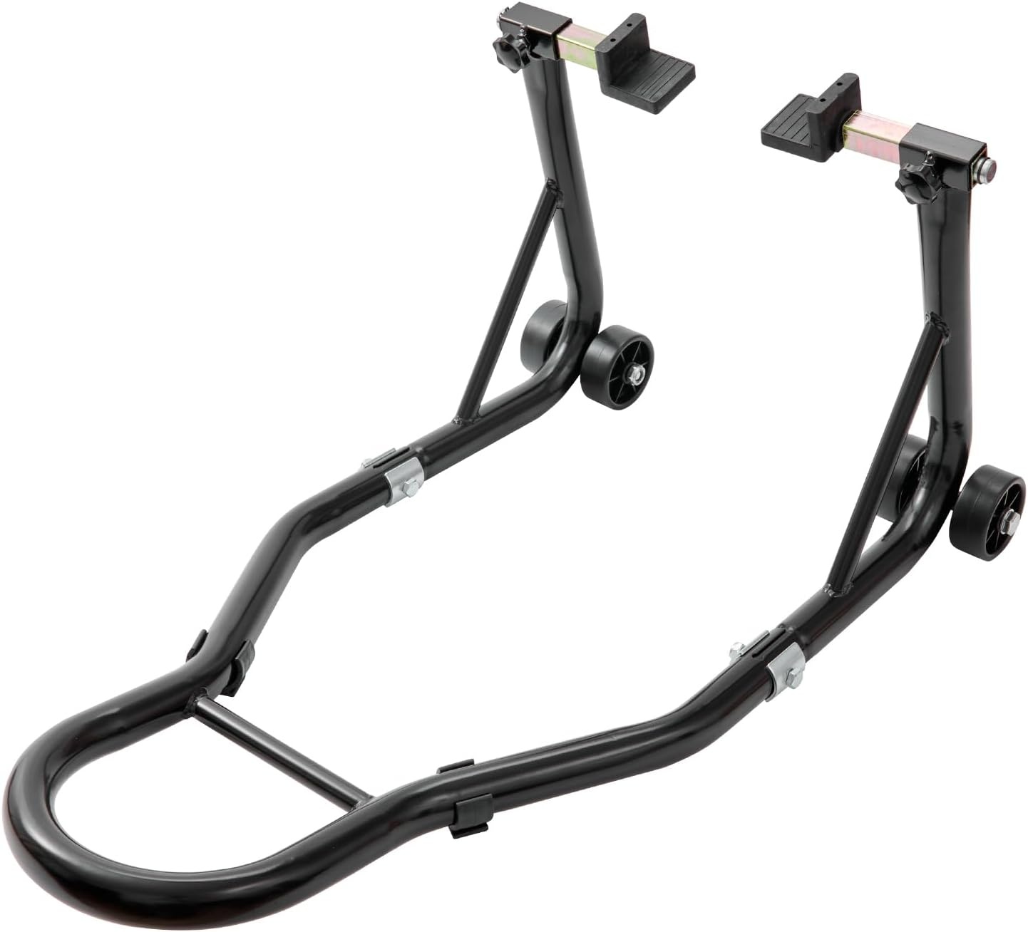 image:imageVEVOR Motorcycle Rear Wheel Stand 850 LBS Load Capacity Heavy Duty Rear Wheel Stand with U L Fork Swingarm Spool Adjustabe Motorcycle Lift Jack Stand for Suzuki Yamaha Honda Kawasaki RedBlack