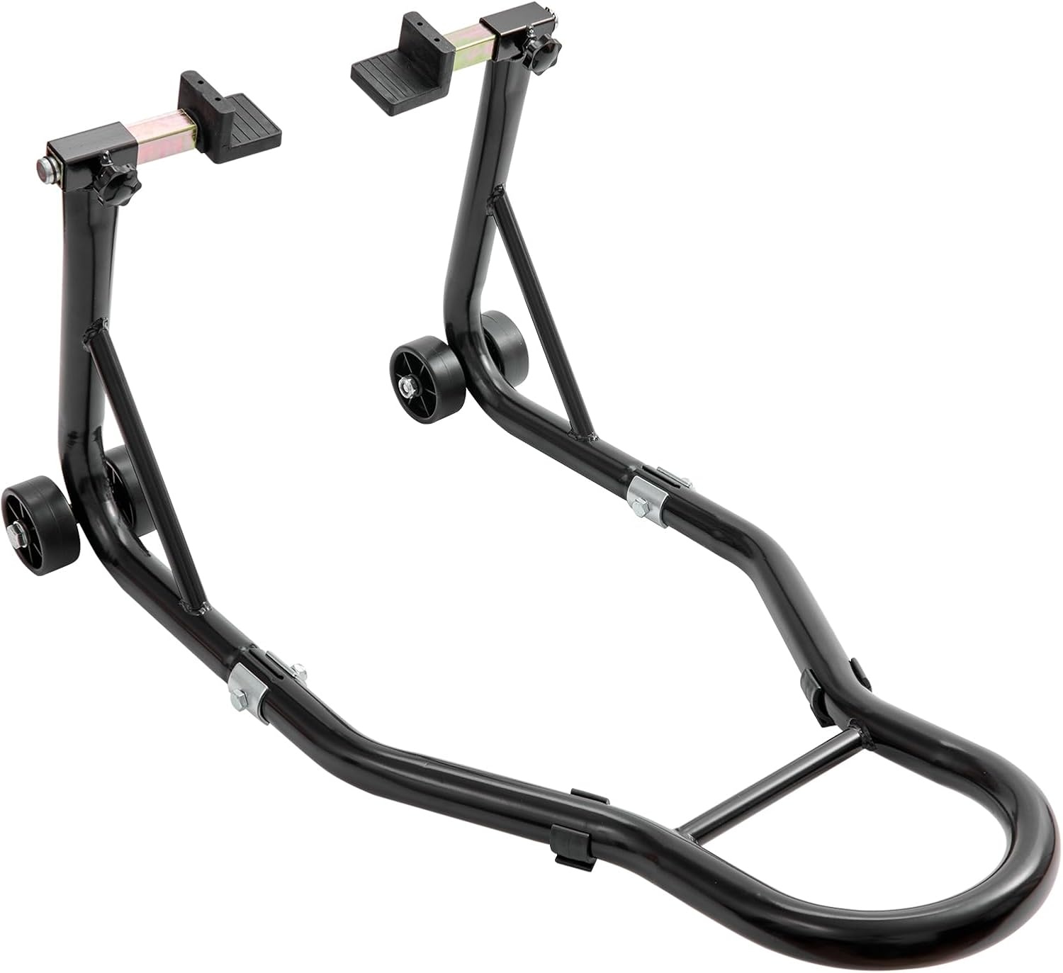 image:imageVEVOR Motorcycle Rear Wheel Stand 850 LBS Load Capacity Heavy Duty Rear Wheel Stand with U L Fork Swingarm Spool Adjustabe Motorcycle Lift Jack Stand for Suzuki Yamaha Honda Kawasaki RedBlack