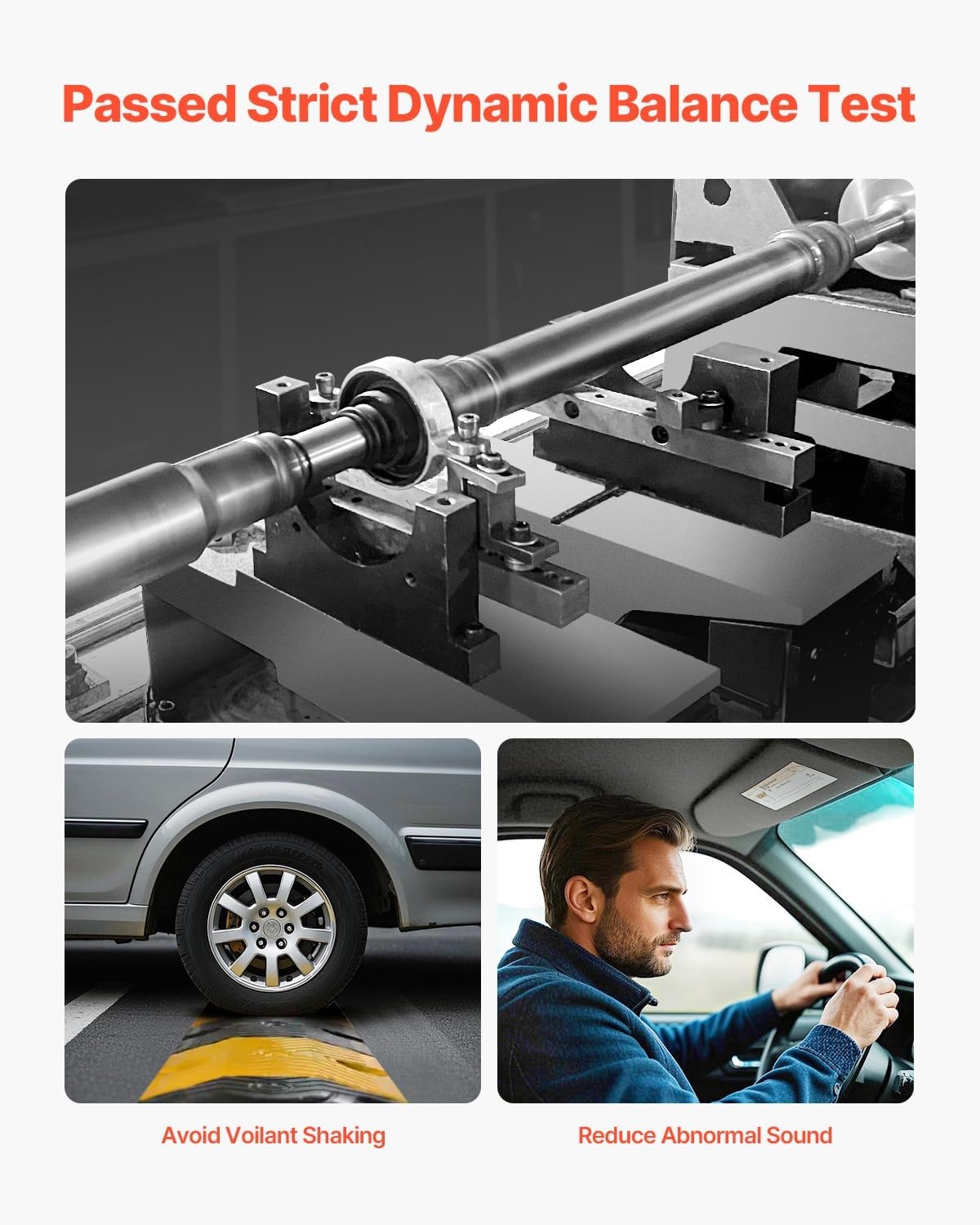 image:imageVEVOR Rear Drive Shaft 830841 Prop Shaft Driveshaft Assembly Compatible with 19972001 Honda CRV 20L L4 4WD Replace 936003 654002 40100S10A01 40100S10003 936003 654002RPPO09006 1333350 1333424