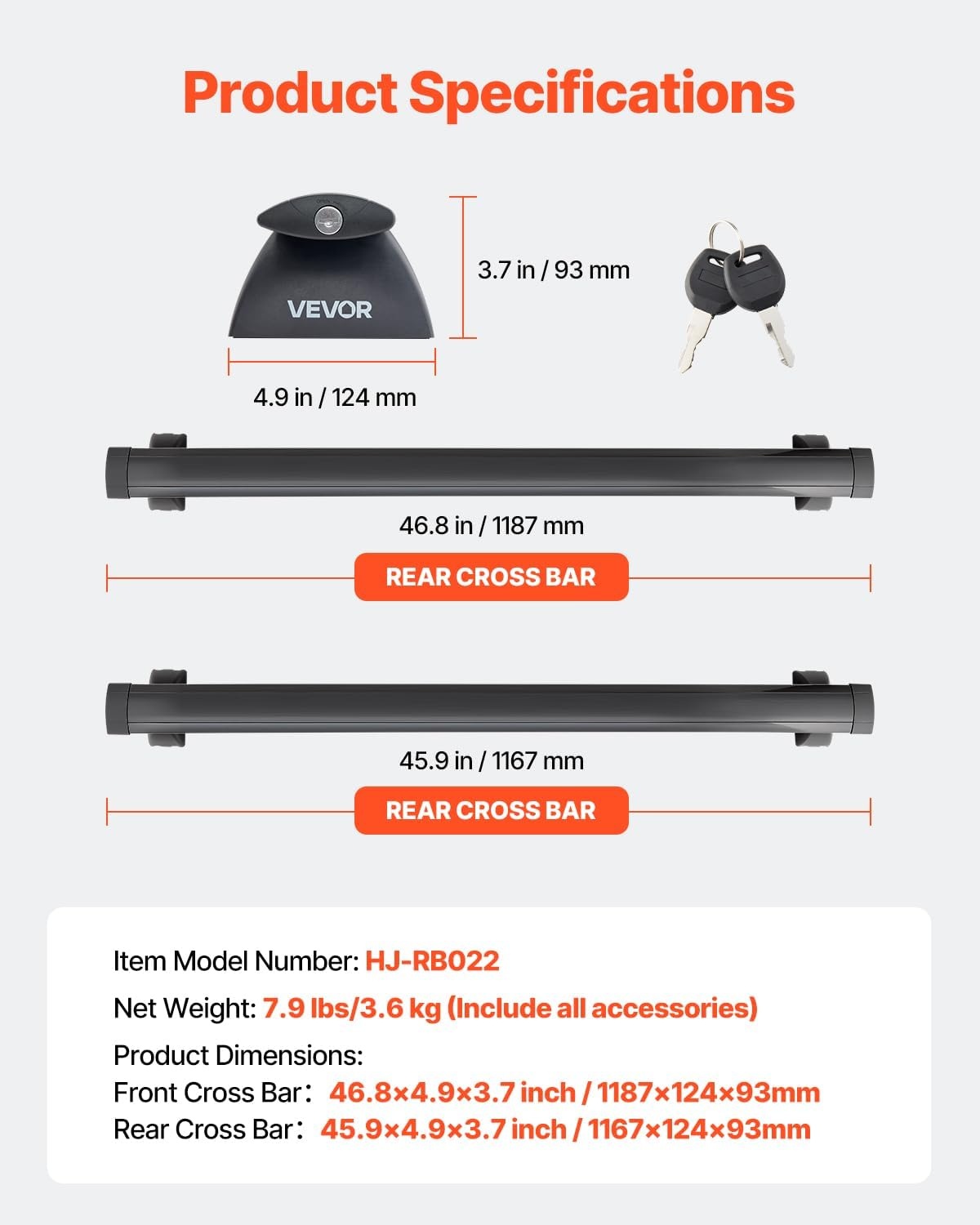 image:imageVEVOR Roof Rack Cross Bars Fits Jeep Grand Cherokee 20112021 with Grooved Side Rails 200 LBS Capacity Lockable Heavy Duty Aluminum Crossbar Racks Roof Rail Rooftop Luggage Canoefor Jeep Grand Cherokee
