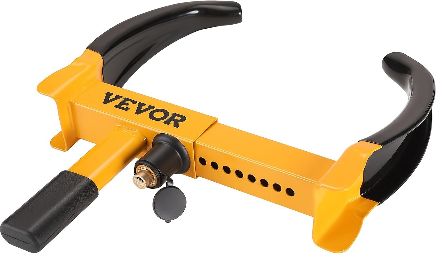 image:imageVEVOR Universal Wheel Clamp Lock 2 Pack Adjustable AntiTheft Tire Lock HeavyDuty Steel for ATV SUV Car Golf Cart Boats Motorcycles with 6 Keys
