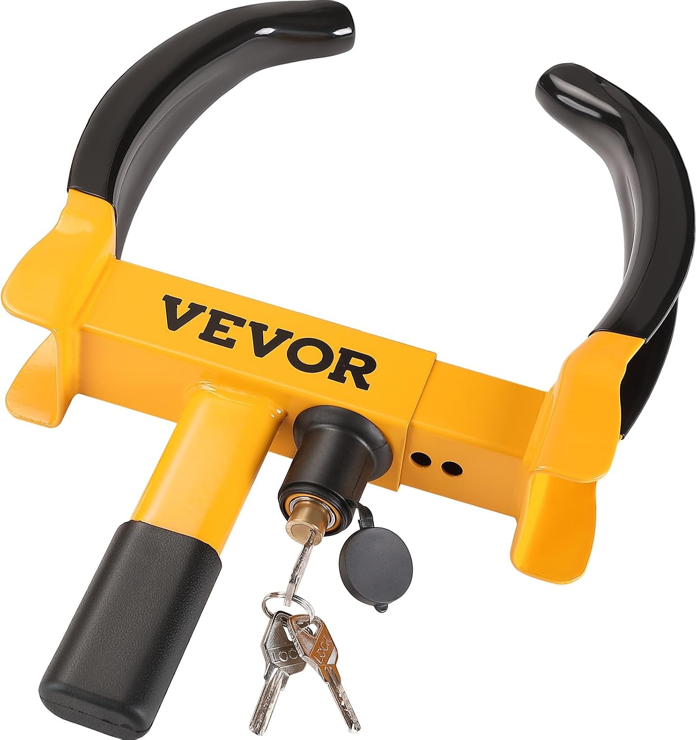 image:imageVEVOR Universal Wheel Clamp Lock 2 Pack Adjustable AntiTheft Tire Lock HeavyDuty Steel for ATV SUV Car Golf Cart Boats Motorcycles with 6 Keys