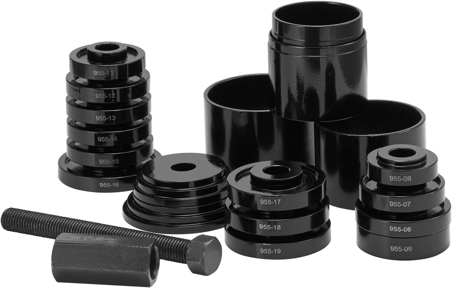 image:imageVEVOR Wheel Bearing Press Kit 23 pcs FWD Bearing Puller Tools for Front Wheel Drive Bearing Removal and Installation Wheel Bearing Tool with Sliding Screws Bushings Sleeve Plates Storage Case