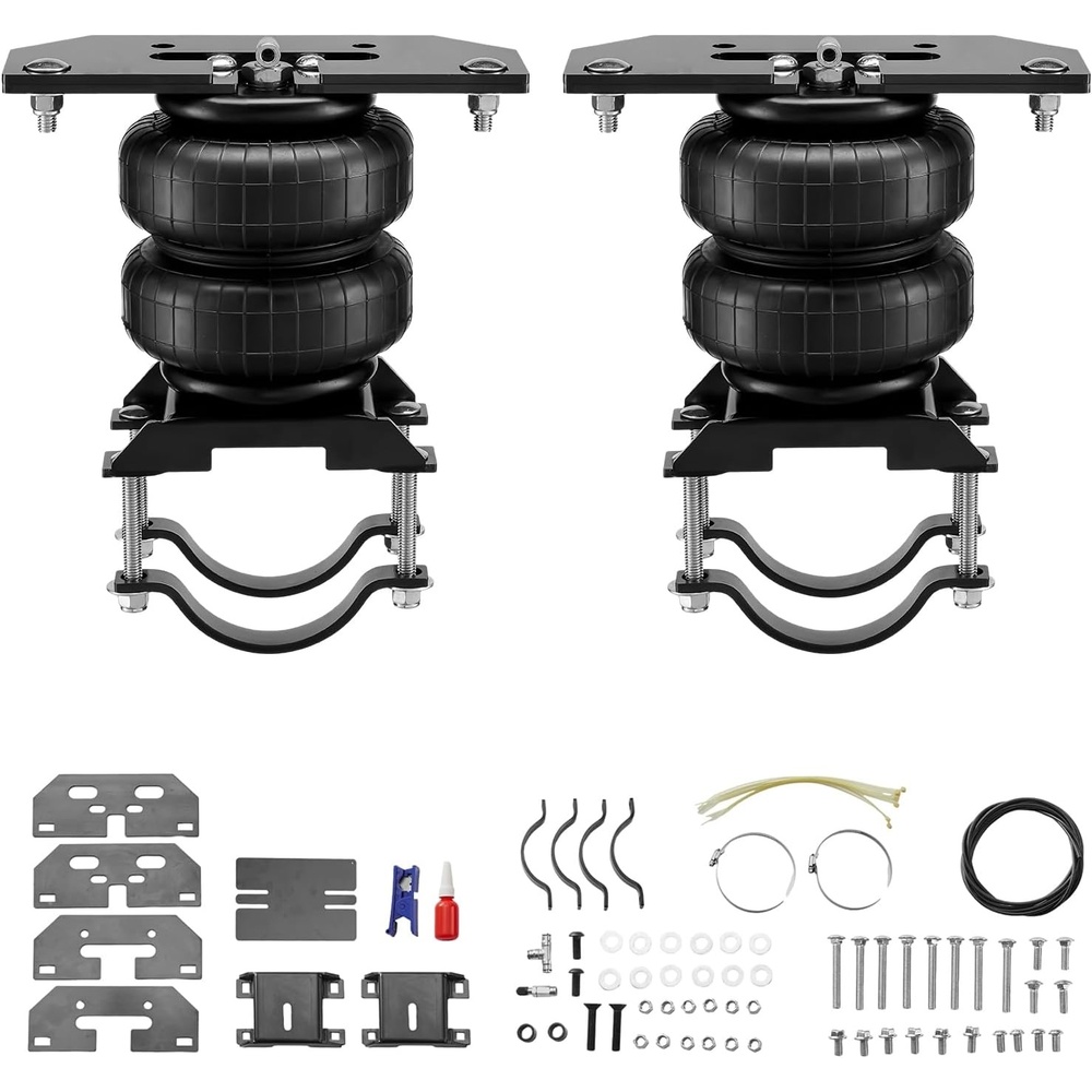 image:imageVEVOR Air Bag Suspension Kit Air Springs Suspension Bag Kit Compatible with 20032013 Dodge Ram 2500 4WD 20032018 Dodge Ram 3500 4WD 5000 lbs Loading 5 to 100 PSI20032013 20032018 Dodge Ram 2500 3500