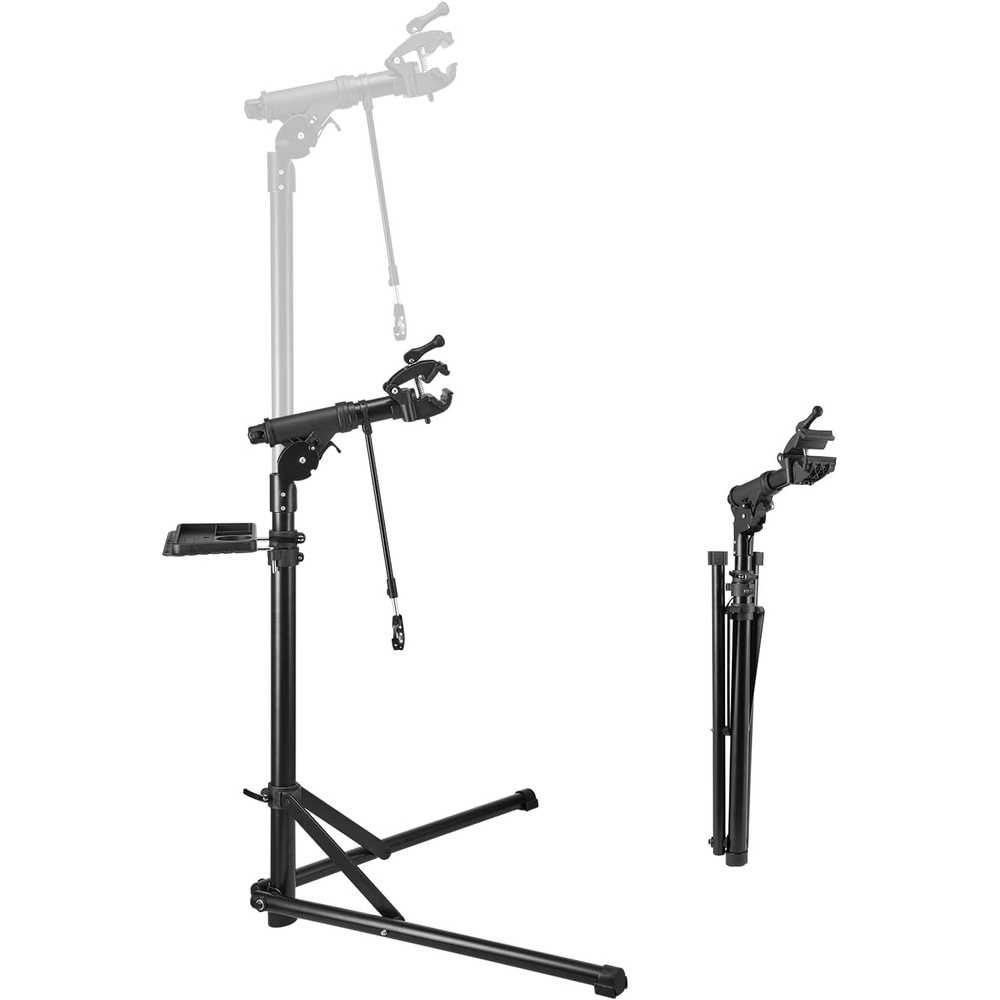 image:imageVEVOR Bike Repair Stand Max 110 lb Heavyduty Bicycle Work Stand with 403594 in Adjustable Height amp Large Tool Tray Foldable Ebike Maintenance Rack Shop Home Mechanics for Mountain Road Bike85 LBS