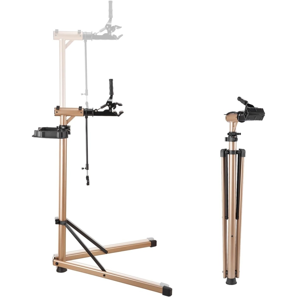 image:imageVEVOR Bike Repair Stand Max 110 lb Heavyduty Bicycle Work Stand with 403594 in Adjustable Height amp Large Tool Tray Foldable Ebike Maintenance Rack Shop Home Mechanics for Mountain Road Bike110 LBS