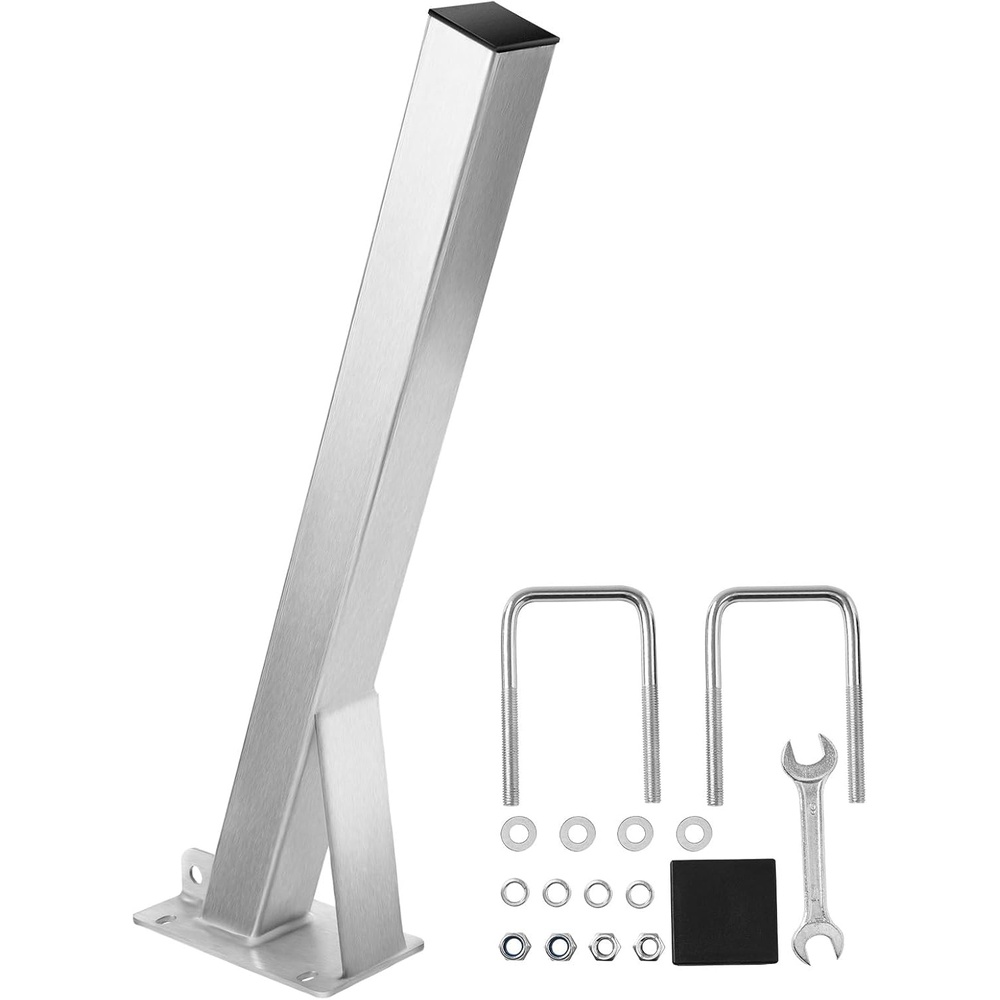 image:imageVEVOR Boat Trailer Winch Stand 3 x 3 x 34inch Winch Posts Boat Winch Mount with UBolts for 3 Inches W x 34 Inches H Trailer Tongue Galvanized Fit for Jet Ski Sailboat Fishing Boat Speedboat