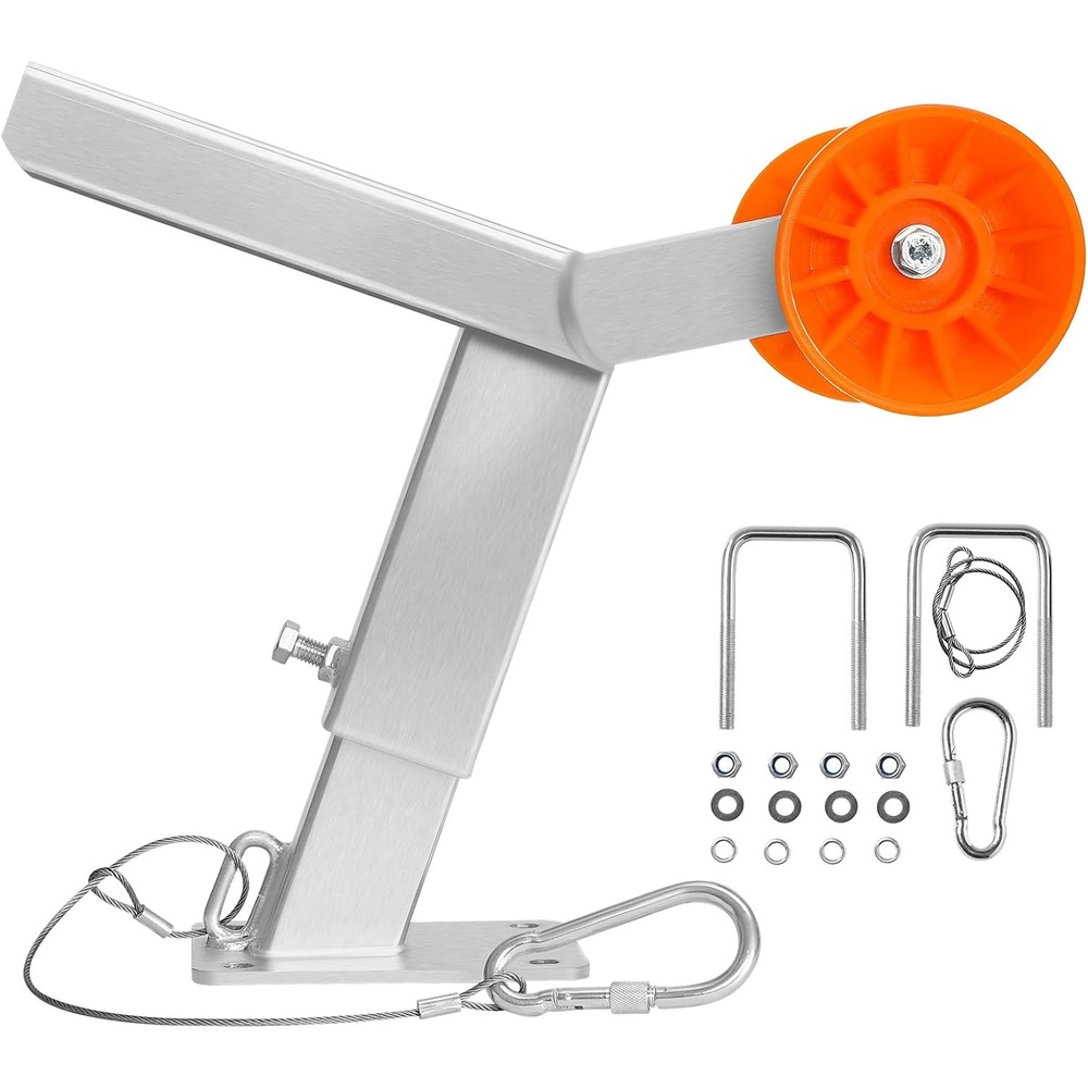 image:imageVEVOR Boat Trailer Winch Stand with Roller Adjustable Height 143216 Inches Boat Winch Mount with UBolts for 23 Inches W x 34 Inches H Trailer Tongue Fit for Jet Ski Sailboat Speedboat