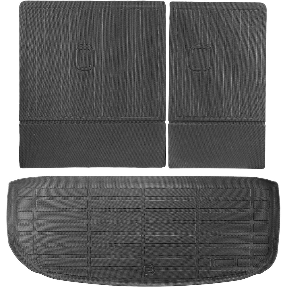 image:imageVEVOR Cargo Mat Compatible with Chevrolet Suburban amp GMC Yukon XL 20152020 Precise Fit Trunk Mat for SUVs TPE Trunk Protector Replacement Black 1PCSHyundai Palisade 20202024