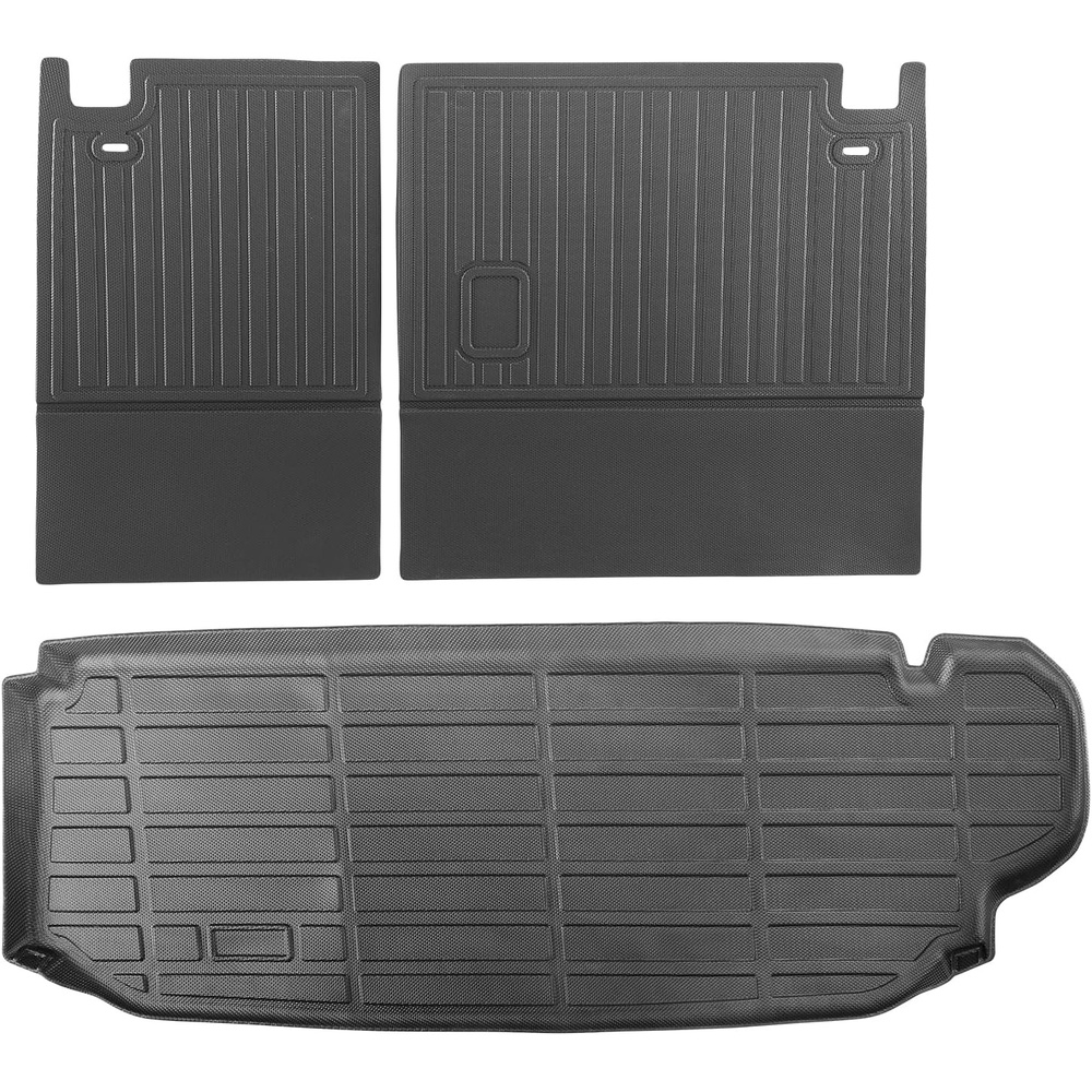 image:imageVEVOR Cargo Mat Compatible with Chevrolet Suburban amp GMC Yukon XL 20152020 Precise Fit Trunk Mat for SUVs TPE Trunk Protector Replacement Black 1PCSToyota KlugerHighlander 20202024