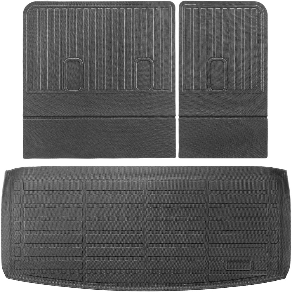 image:imageVEVOR Cargo Mat Compatible with Chevrolet Suburban amp GMC Yukon XL 20152020 Precise Fit Trunk Mat for SUVs TPE Trunk Protector Replacement Black 1PCSTahoeGMC Yukon 20212024