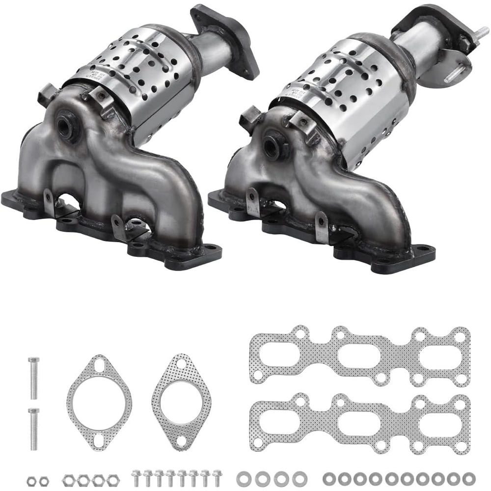 image:imageVEVOR Catalytic Converter Compatible with Chrysler 200 SebringDodge Avenger Caliber JourneyJeep Compass Patriot 24L L4 Front OE 54735 Stainless Steel Exhaust Gas Purification Fits FWD Only1319 Explorer