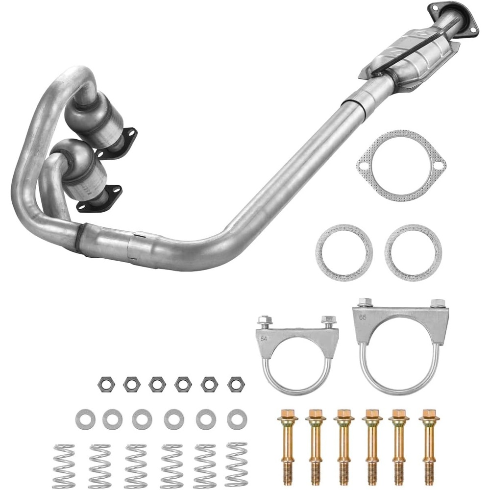 image:imageVEVOR Catalytic Converter Compatible with Chrysler 200 SebringDodge Avenger Caliber JourneyJeep Compass Patriot 24L L4 Front OE 54735 Stainless Steel Exhaust Gas Purification Fits FWD Only0406 Wrangler JK