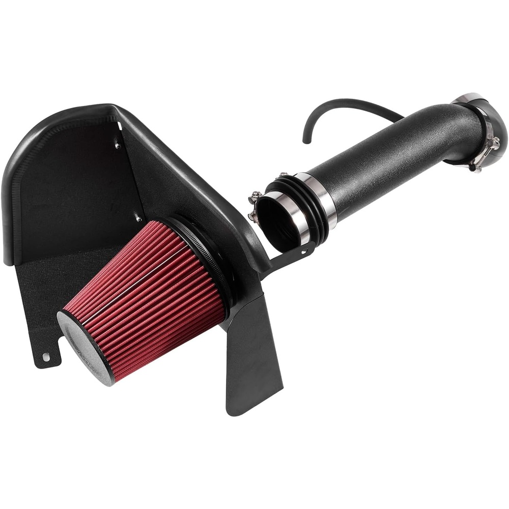 image:imageVEVOR Cold Air Intake 39 Inch Cold Air Intake System  Heat Shield Compatible with 19992006 Chevy SilveradoGMC Sierra 1500 V8 48L53L High Flow Filter Kit Improve Horsepower Throttle Response20072008 ChevyGMC