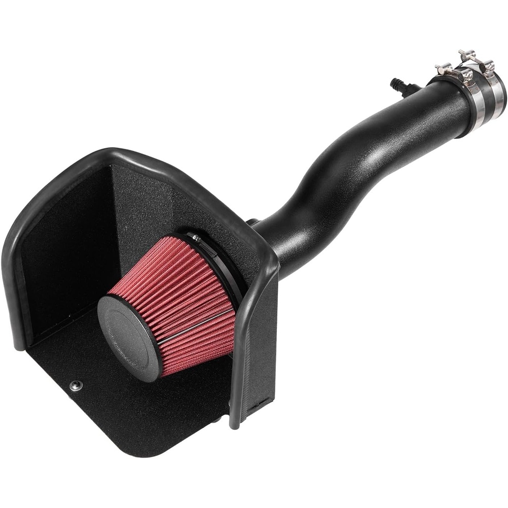 image:imageVEVOR Cold Air Intake 39 Inch Cold Air Intake System  Heat Shield Compatible with 19992006 Chevy SilveradoGMC Sierra 1500 V8 48L53L High Flow Filter Kit Improve Horsepower Throttle Response20162023 Toyota Tacoma 35L