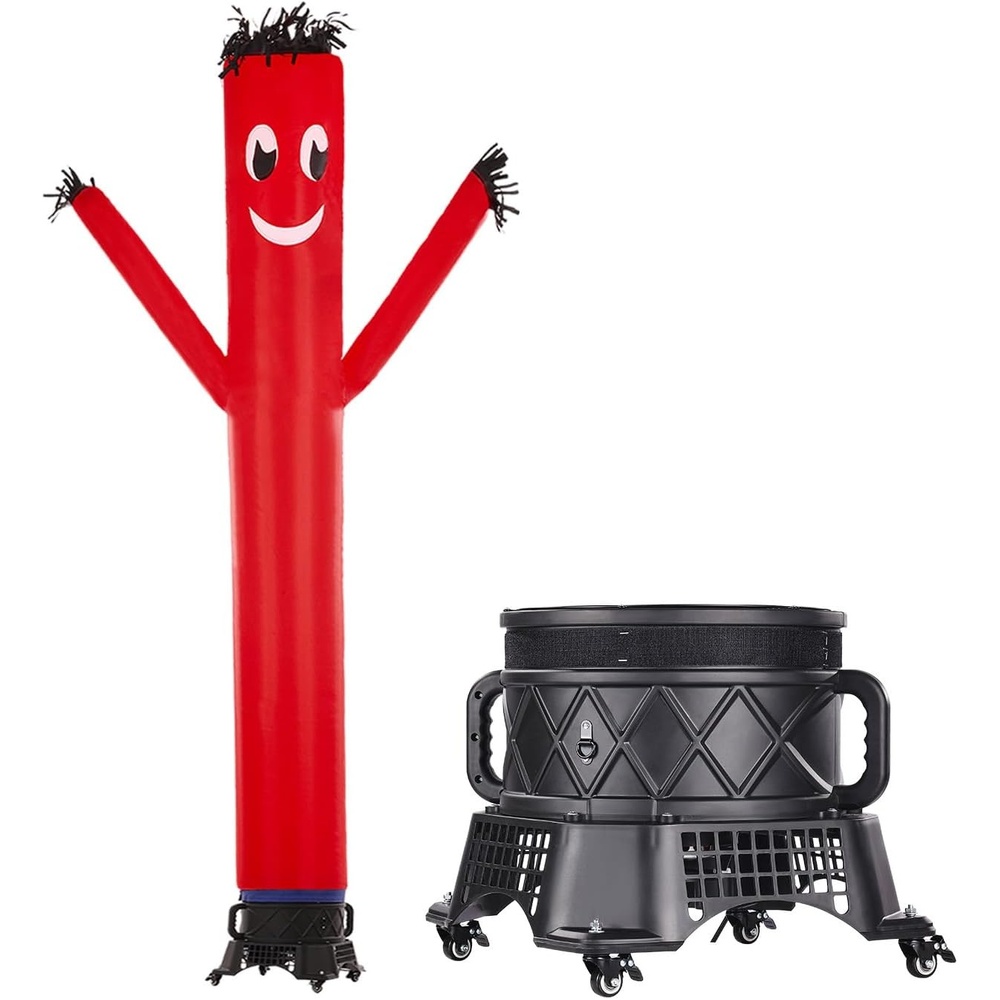 image:imageVEVOR Inflatable Tube Man Set 10 ft Tall Wacky Waving Inflatable Tube Guy with 910 HP Blower PP Shell IPX3 Waterproof Blower Fan for Outdoor Advertising Business Store Party