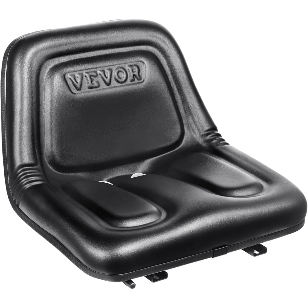 image:imageVEVOR Universal Forklift Seat Fold Down Tractor Seat with Adjustable Angle Back and Micro Switch 63134 inch Extended Slot Comfortable Forklift Seat for Tractor Loader ExcavatorOne piece style