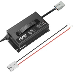 VEVOR 12V 20A Lithium Battery Charger, 14.6V, AC-DC LiFePO4 Smart Charger, with Anderson Connector, LED Indicator, 0V Activation, for Lithium LiFePO4 Deep Cycle Rechargeable Batteries of Boat, RV(36V 18A)