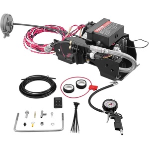 VEVOR Air Shock Controller Kit, 12V 100PSI Wireless On Board Air Compressor System, App or Remote Control Air Ride Suspension Compressor Kit with Single Path System, Inflator & Air Line for Truck Van(Wireless – APP Control)