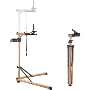 VEVOR Bike Repair Stand, Max. 110 lb Heavy-duty Bicycle Work Stand with 40.3-59.4 in Adjustable Height & Large Tool Tray, Foldable Ebike Maintenance Rack, Shop Home Mechanics for Mountain Road Bike(110 LBS)