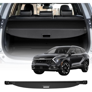 VEVOR Cargo Cover for Mazda CX-5 2017-2024 2025 5-Seater Accessories, Carbon Fiber Texture Retractable Trunk Cover, Anti-Peeping Luggage Privacy Shield, Easy Installation Security Shade Car(Kia Sportage 2023-2025)
