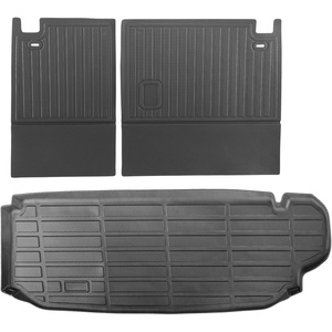 VEVOR Cargo Mat Compatible with Chevrolet Suburban & GMC Yukon XL 2015-2020, Precise Fit Trunk Mat for SUVs, TPE Trunk Protector Replacement, Black (1PCS)(Toyota Kluger/Highlander 2020-2024)