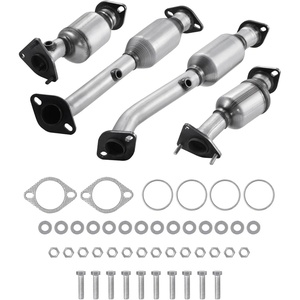 VEVOR Catalytic Converter, Compatible with Chrysler 200 Sebring/Dodge Avenger Caliber Journey/Jeep Compass Patriot, 2.4L L4, Front, OE 54735, Stainless Steel, Exhaust Gas Purification, Fits FWD Only(05-18 Frontier)
