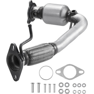 VEVOR Catalytic Converter, Compatible with Chrysler 200 Sebring/Dodge Avenger Caliber Journey/Jeep Compass Patriot, 2.4L L4, Front, OE 54735, Stainless Steel, Exhaust Gas Purification, Fits FWD Only(12-15 Captiva Sport)